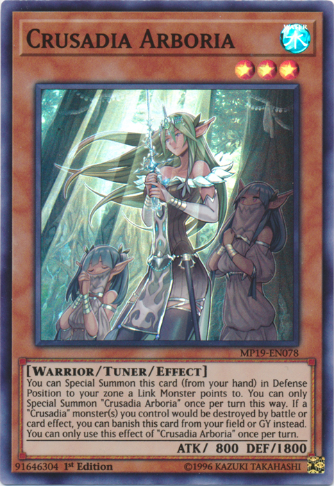 Crusadia Arboria [MP19-EN078] Super Rare | Odin's Place