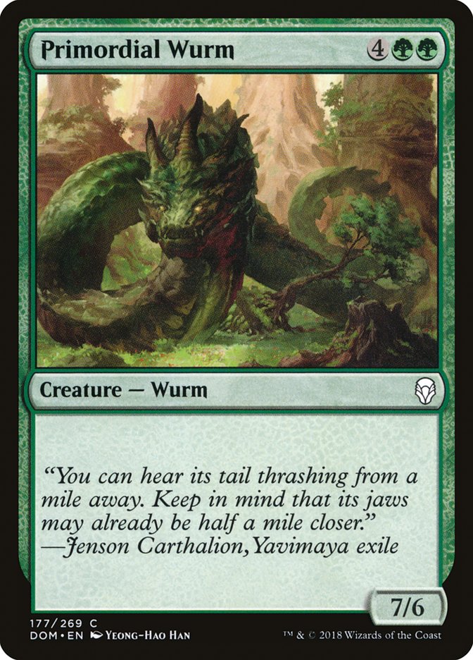 Primordial Wurm (177) [Dominaria] | Odin's Place