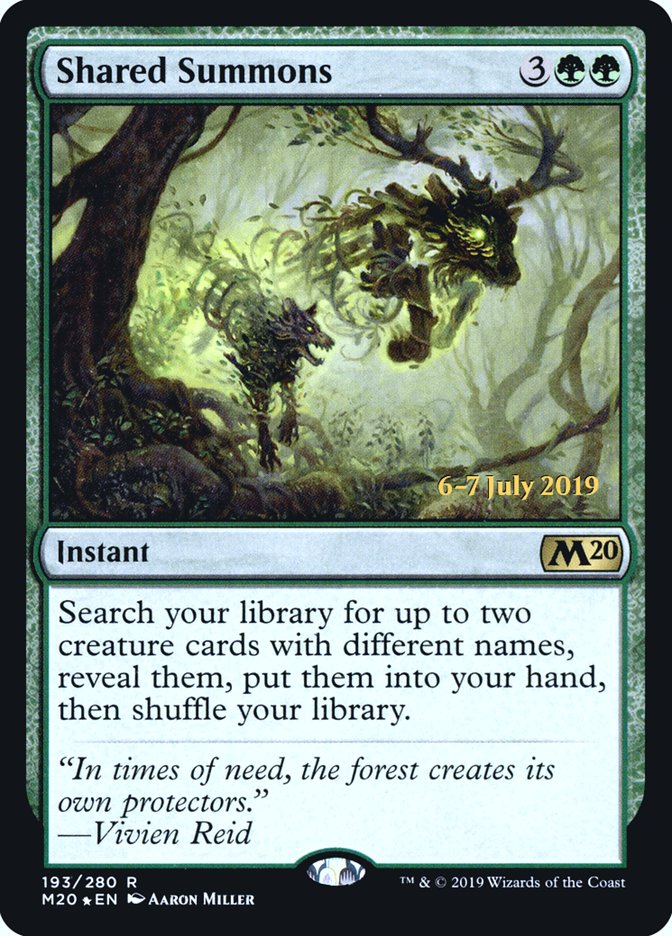 Shared Summons [Core Set 2020 Prerelease Promos] | Odin's Place