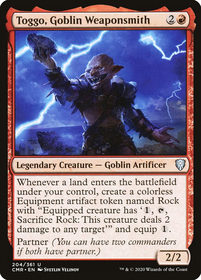 Toggo, Goblin Weaponsmith [Commander Legends] | Odin's Place
