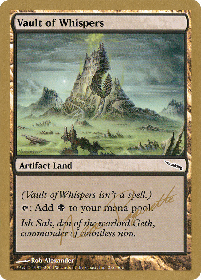 Vault of Whispers (Aeo Paquette) [World Championship Decks 2004] | Odin's Place