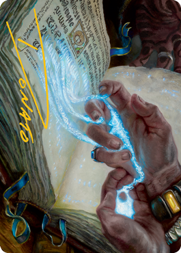 Mystic Redaction Art Card (Gold-Stamped Signature) [Modern Horizons 2 Art Series] | Odin's Place