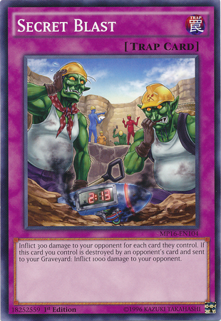 Secret Blast [MP16-EN104] Common | Odin's Place