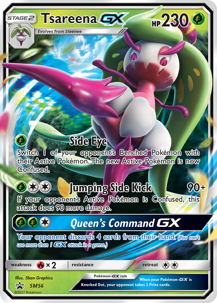 Tsareena GX (SM56) [Sun & Moon: Black Star Promos] | Odin's Place