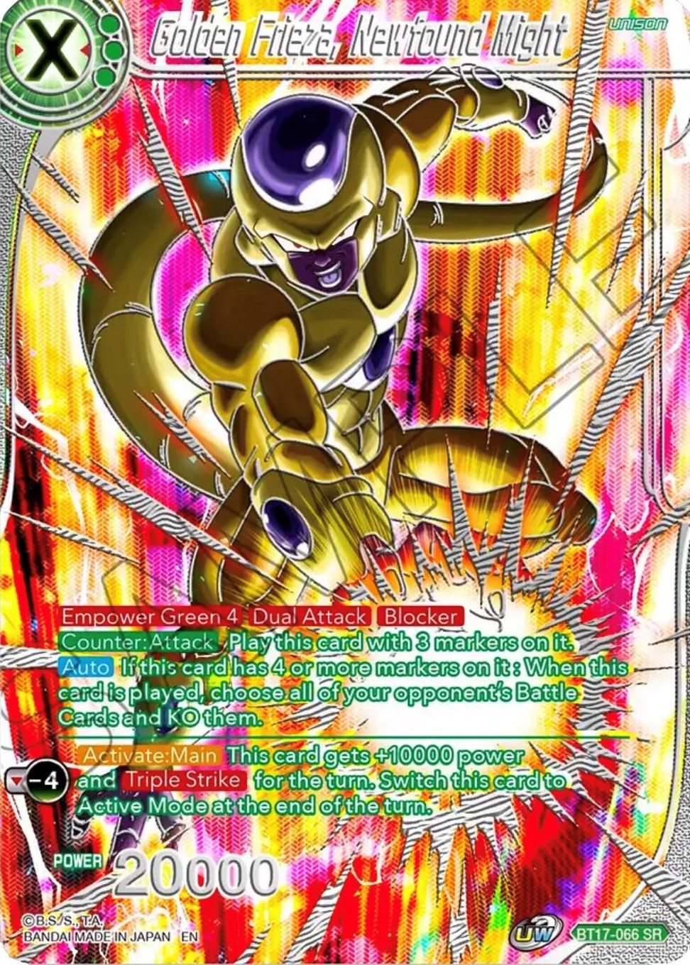 Golden Frieza, Newfound Might (BT17-066) [Collector's Selection Vol. 3] | Odin's Place