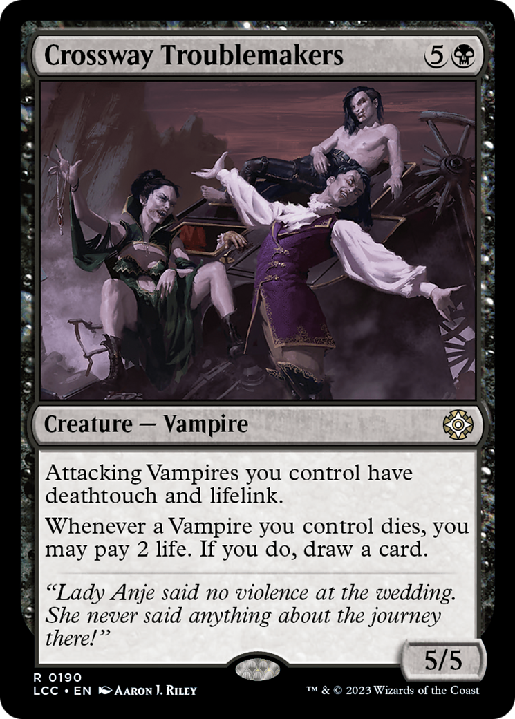 Crossway Troublemakers [The Lost Caverns of Ixalan Commander] | Odin's Place