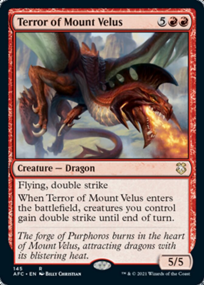 Terror of Mount Velus [Dungeons & Dragons: Adventures in the Forgotten Realms Commander] | Odin's Place