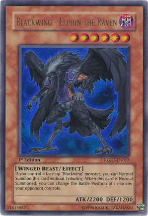 Blackwing - Elphin the Raven [RGBT-EN013] Ultra Rare | Odin's Place