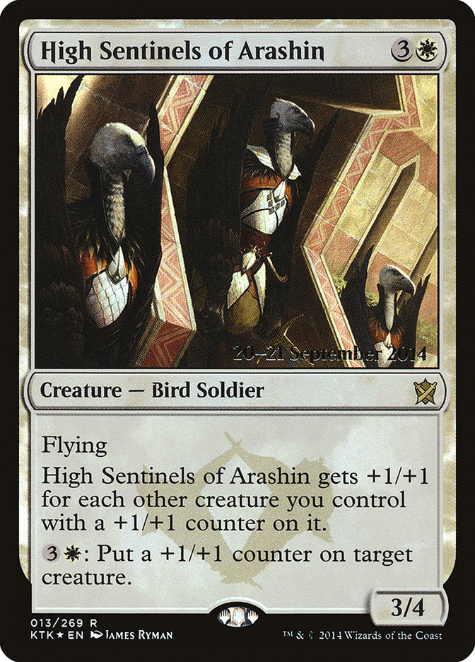 High Sentinels of Arashin (13) [Khans of Tarkir Prerelease Promos] | Odin's Place