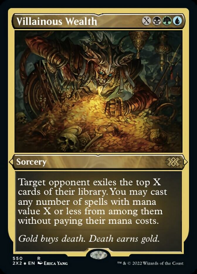 Villainous Wealth (Foil Etched) [Double Masters 2022] | Odin's Place