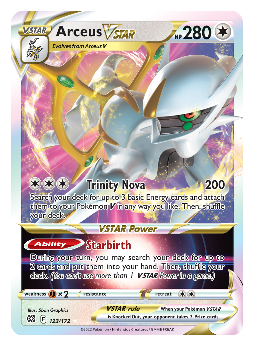 Arceus VSTAR (123/172) [Sword & Shield: Brilliant Stars] | Odin's Place