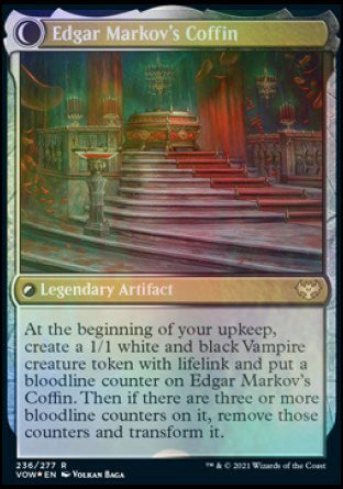 Edgar, Charmed Groom // Edgar Markov's Coffin [Innistrad: Crimson Vow Prerelease Promos] | Odin's Place