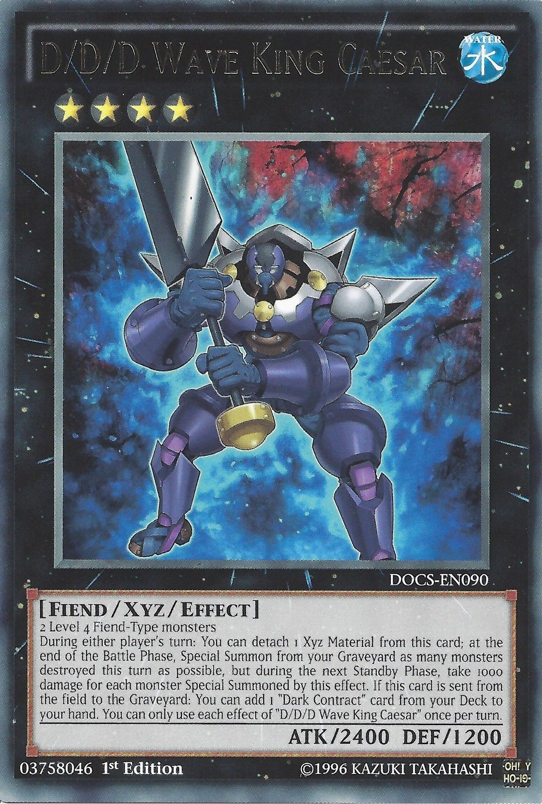 D/D/D Wave King Caesar [DOCS-EN090] Rare | Odin's Place