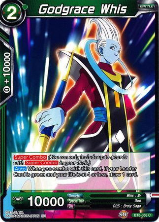 Godgrace Whis (BT6-058) [Destroyer Kings] | Odin's Place