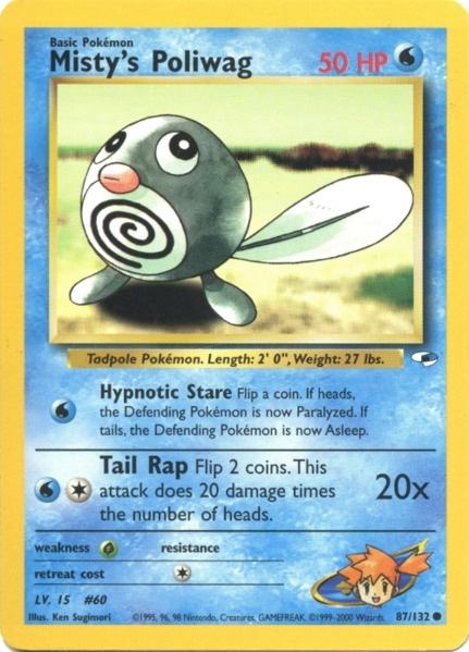 Misty's Poliwag (87/132) [Gym Heroes Unlimited] | Odin's Place