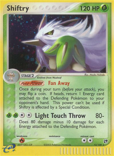 Shiftry (12/100) [EX: Sandstorm] | Odin's Place