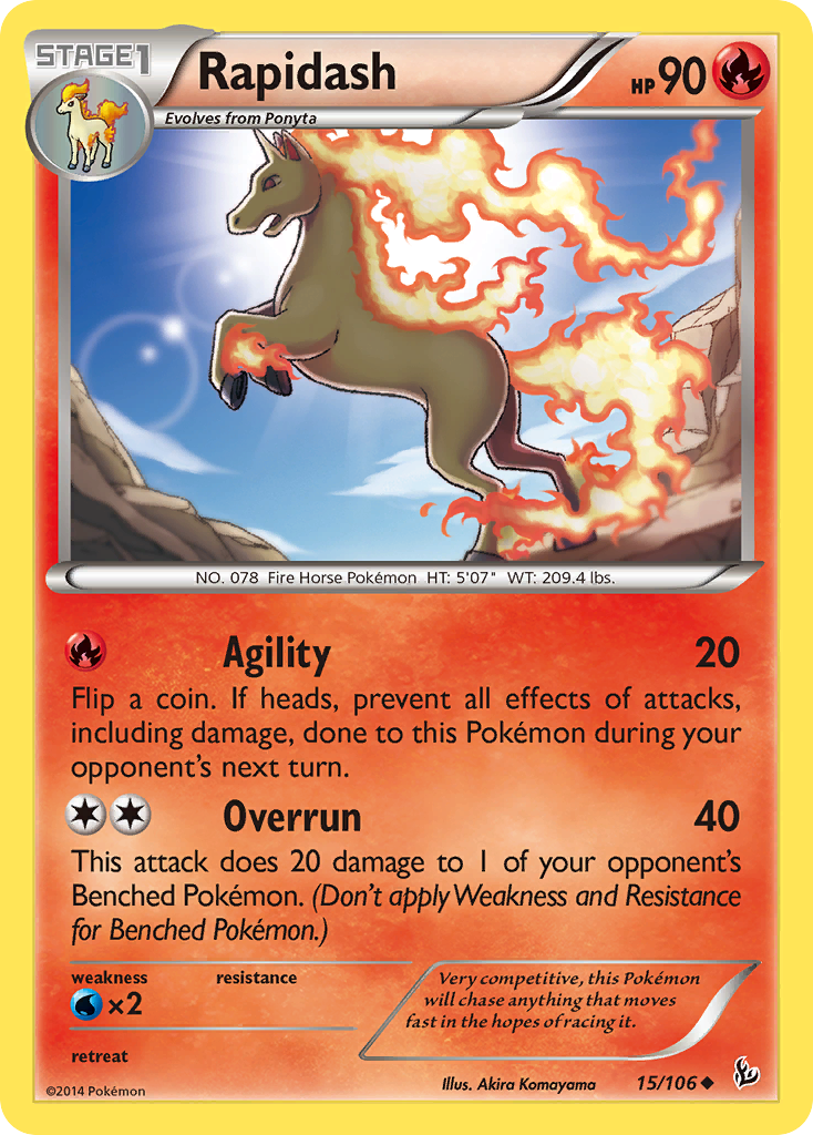 Rapidash (15/106) [XY: Flashfire] | Odin's Place