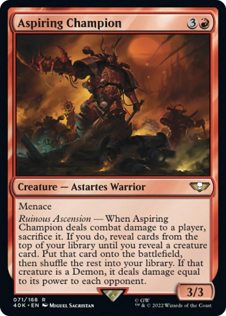 Aspiring Champion [Warhammer 40,000] | Odin's Place