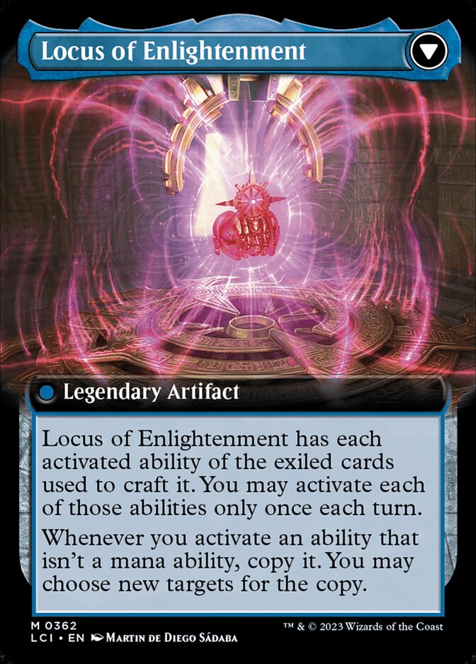 The Enigma Jewel // Locus of Enlightenment (Extended Art) [The Lost Caverns of Ixalan] | Odin's Place
