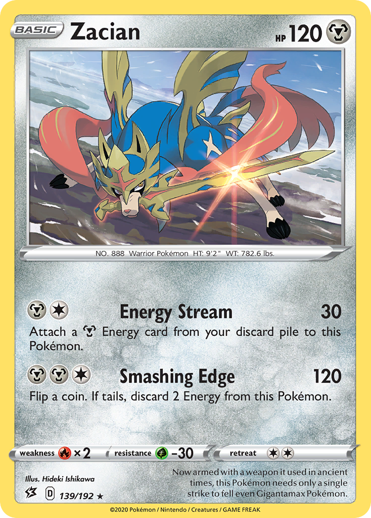 Zacian (139/192) [Sword & Shield: Rebel Clash] | Odin's Place