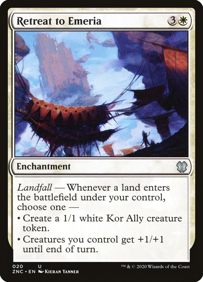 Retreat to Emeria [Zendikar Rising Commander] | Odin's Place