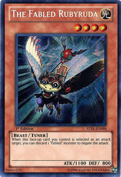 The Fabled Rubyruda [STBL-EN096] Secret Rare | Odin's Place