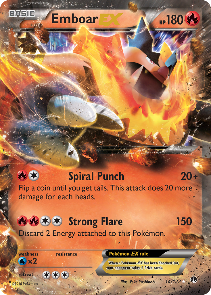 Emboar EX (14/122) [XY: BREAKpoint] | Odin's Place