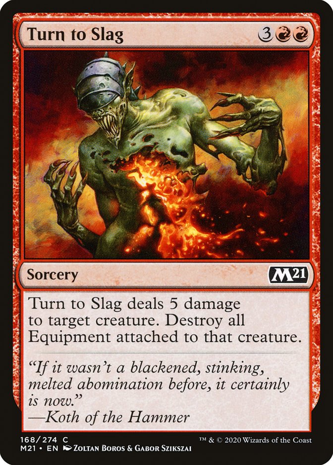 Turn to Slag [Core Set 2021] | Odin's Place