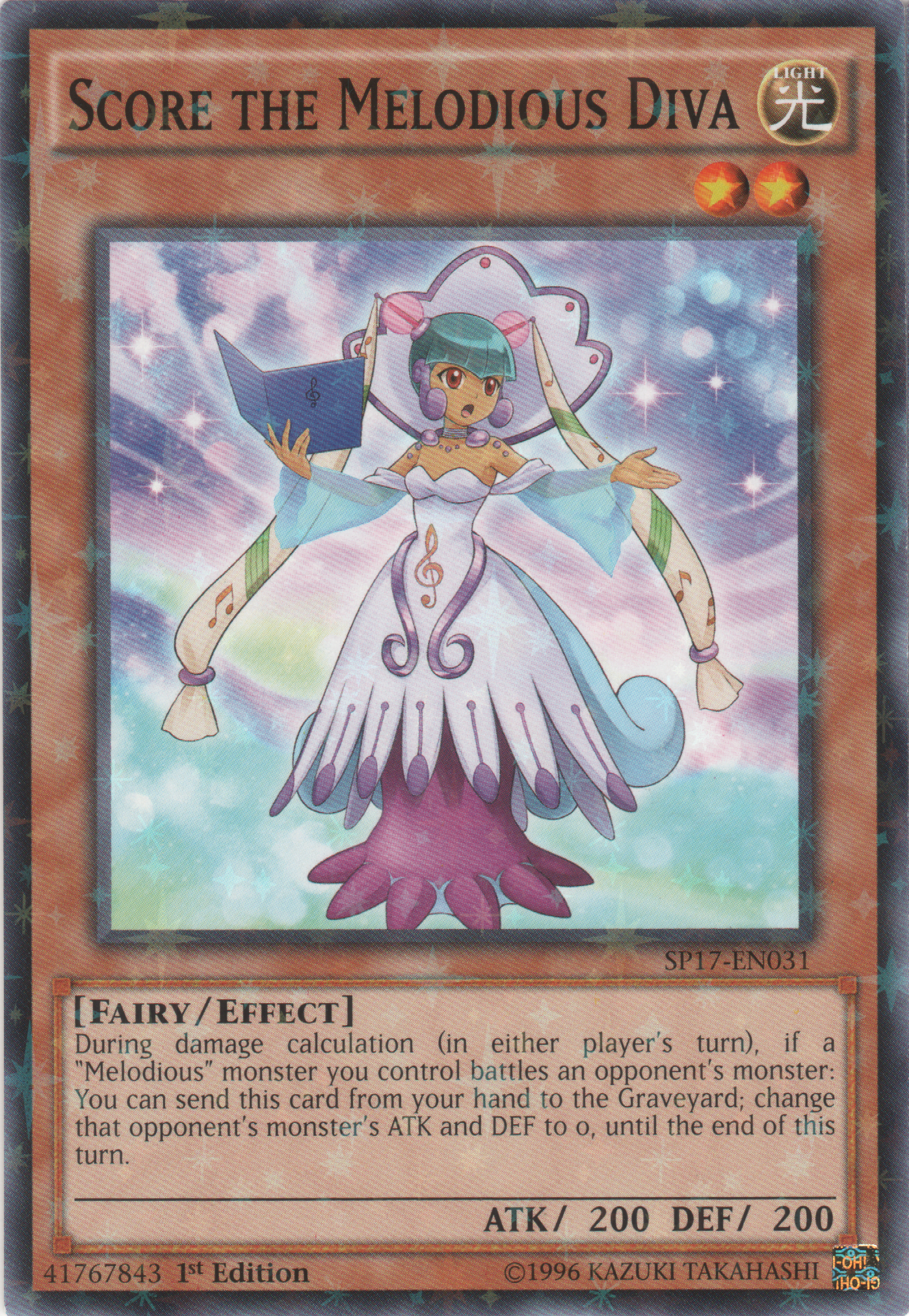 Score the Melodious Diva [SP17-EN031] Starfoil Rare | Odin's Place