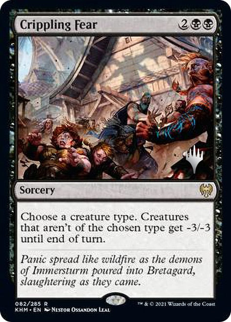Crippling Fear (Promo Pack) [Kaldheim Promos] | Odin's Place