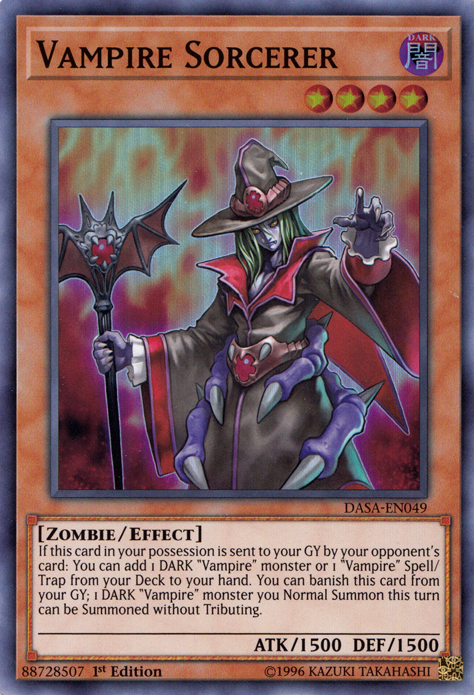Vampire Sorcerer [DASA-EN049] Super Rare | Odin's Place