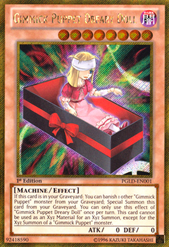 Gimmick Puppet Dreary Doll [PGLD-EN001] Gold Secret Rare | Odin's Place