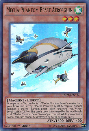 Mecha Phantom Beast Aerosguin [MP14-EN114] Ultra Rare | Odin's Place