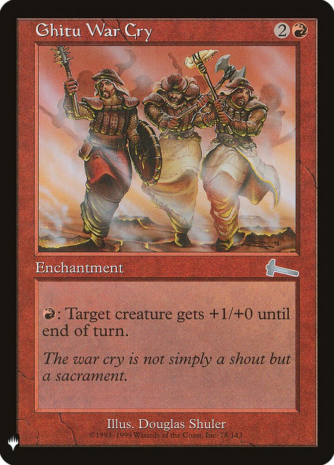 Ghitu War Cry [Mystery Booster] | Odin's Place
