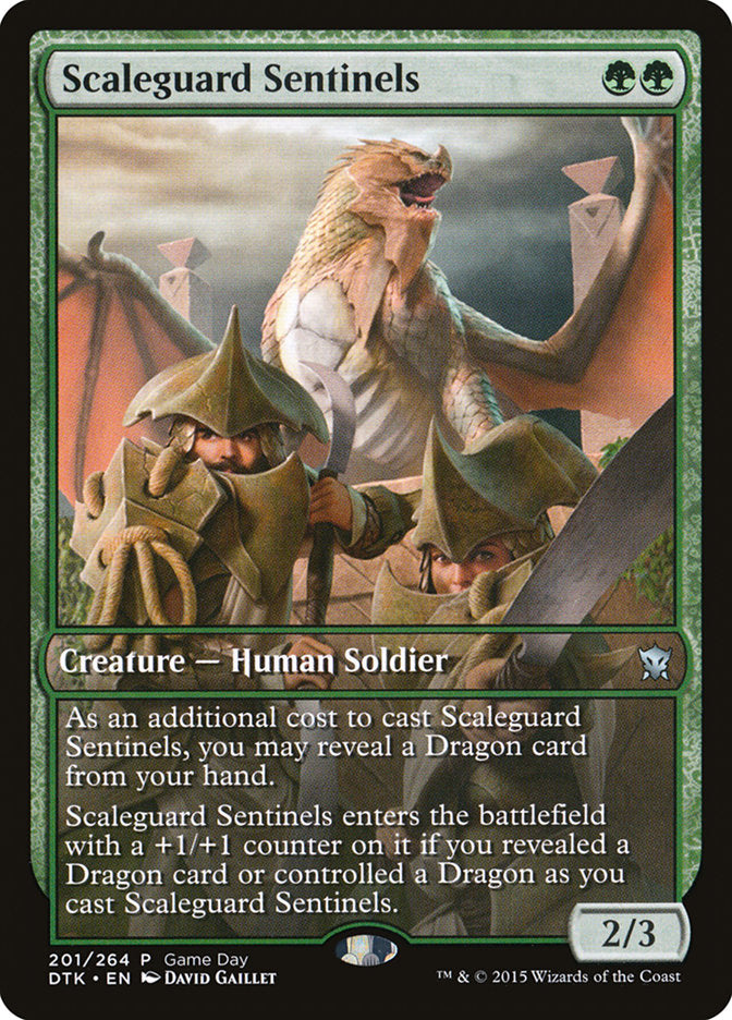 Scaleguard Sentinels (201) (Game Day) [Dragons of Tarkir Promos] | Odin's Place