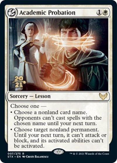 Academic Probation [Strixhaven: School of Mages Prerelease Promos] | Odin's Place