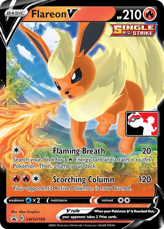 Flareon V (SWSH149) [Prize Pack Series One] | Odin's Place