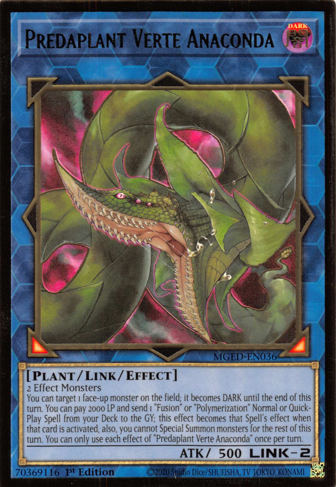 Predaplant Verte Anaconda [MGED-EN036] Gold Rare | Odin's Place