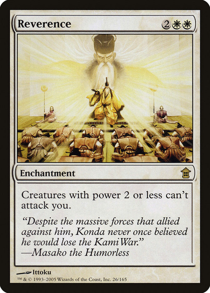 Reverence (26) [Saviors of Kamigawa] | Odin's Place