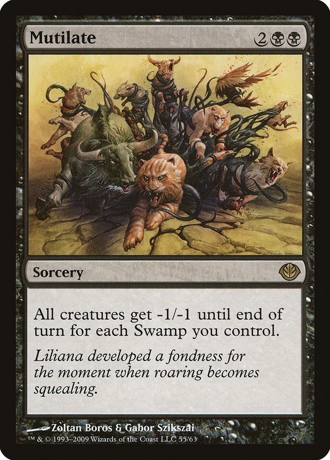 Mutilate (55) [Duel Decks: Garruk vs. Liliana] | Odin's Place
