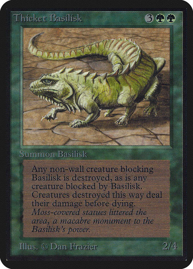 Thicket Basilisk (218) [Alpha Edition] | Odin's Place
