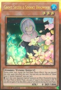 Ghost Sister & Spooky Dogwood (Alternate Art) [MAGO-EN013] Gold Rare | Odin's Place