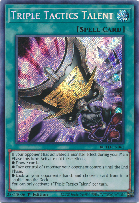Triple Tactics Talent [ROTD-EN062] Secret Rare | Odin's Place