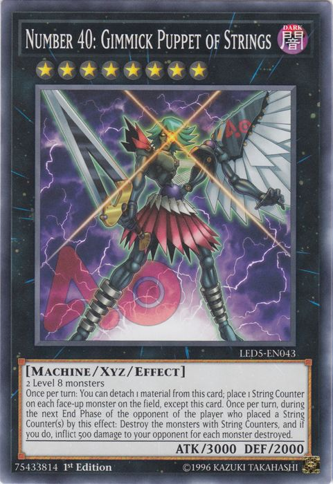 Number 40: Gimmick Puppet of Strings [LED5-EN043] Common | Odin's Place