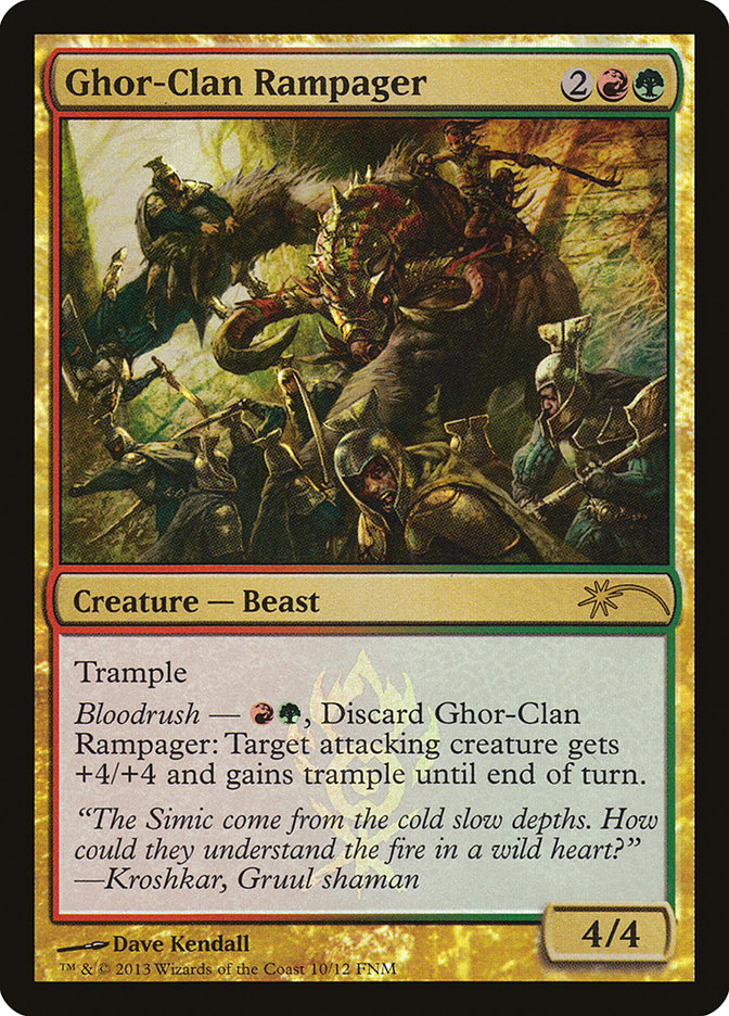 Ghor-Clan Rampager (10) [Friday Night Magic 2013] | Odin's Place