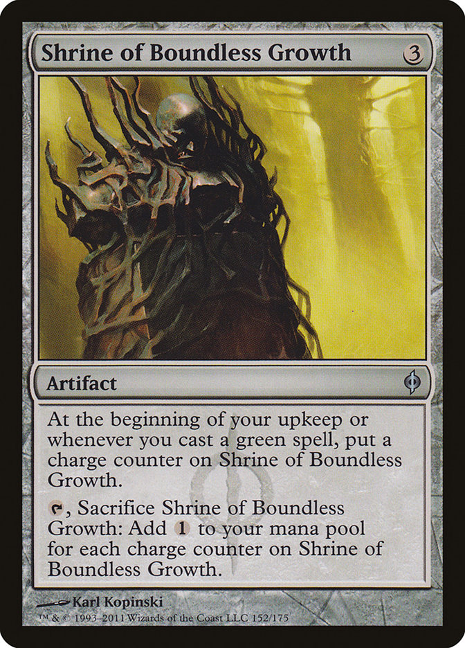 Shrine of Boundless Growth (152) [New Phyrexia] | Odin's Place