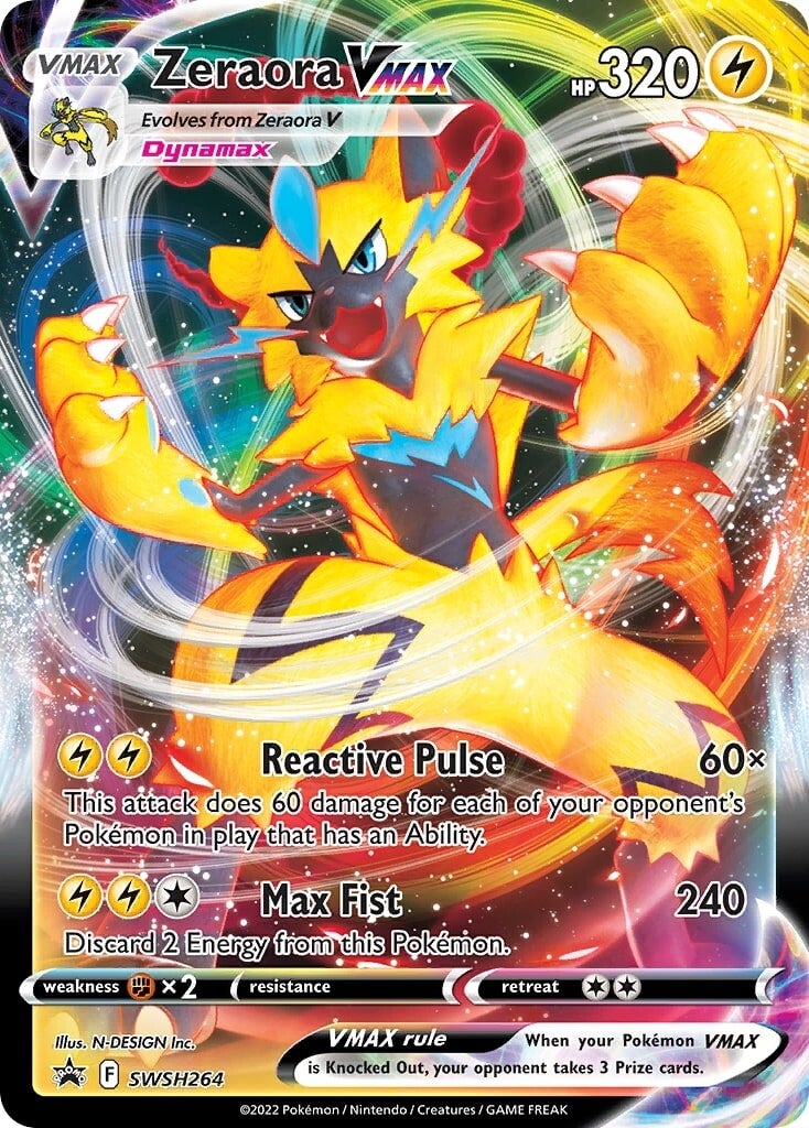 Zeraora VMAX (SWSH264) [Sword & Shield: Black Star Promos] | Odin's Place