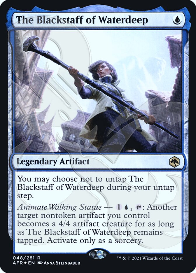 The Blackstaff of Waterdeep (Ampersand Promo) [Dungeons & Dragons: Adventures in the Forgotten Realms Promos] | Odin's Place