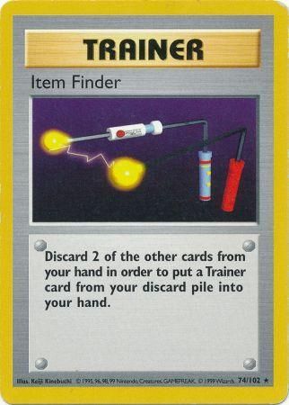Item Finder (74/102) [Base Set Shadowless Unlimited] | Odin's Place