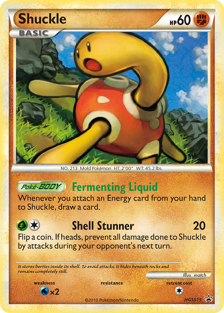 Shuckle (HGSS15) [HeartGold & SoulSilver: Black Star Promos] | Odin's Place